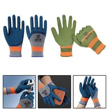 Work Gloves Anti Slip 1 Pair for Men Women Car Repair Construction Site