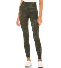Spanx Seamless Camo Leggings in Green Size Small EUC
