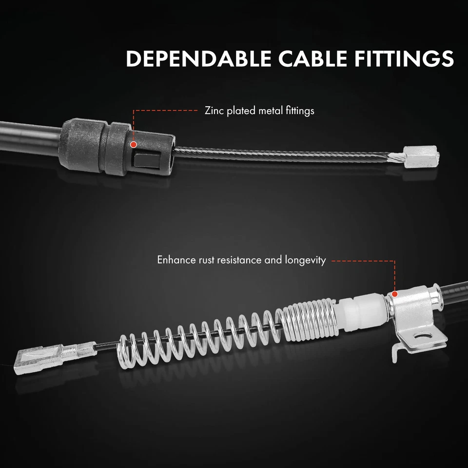 2x Cable de freno de estacionamiento trasero L & R para Chevy Silverado 2500 HD GMC Sierra 2500 HD Foto 4 de 4
