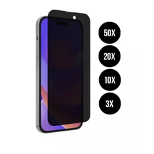 3X Wholesale Anti-Spy Privacy Glass Screen Protector For iPhone 16 Pro/Pro Max