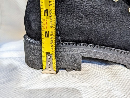 J.CREW BLACK Nordic SHEARLING Lined Classic SUEDE Hiking Boots US Sz 7 EU 38 - Picture 16 of 18