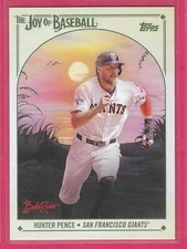 2023 Topps X Bob Ross The Joy of Baseball HUNTER PENCE #56 San Francisco Giants