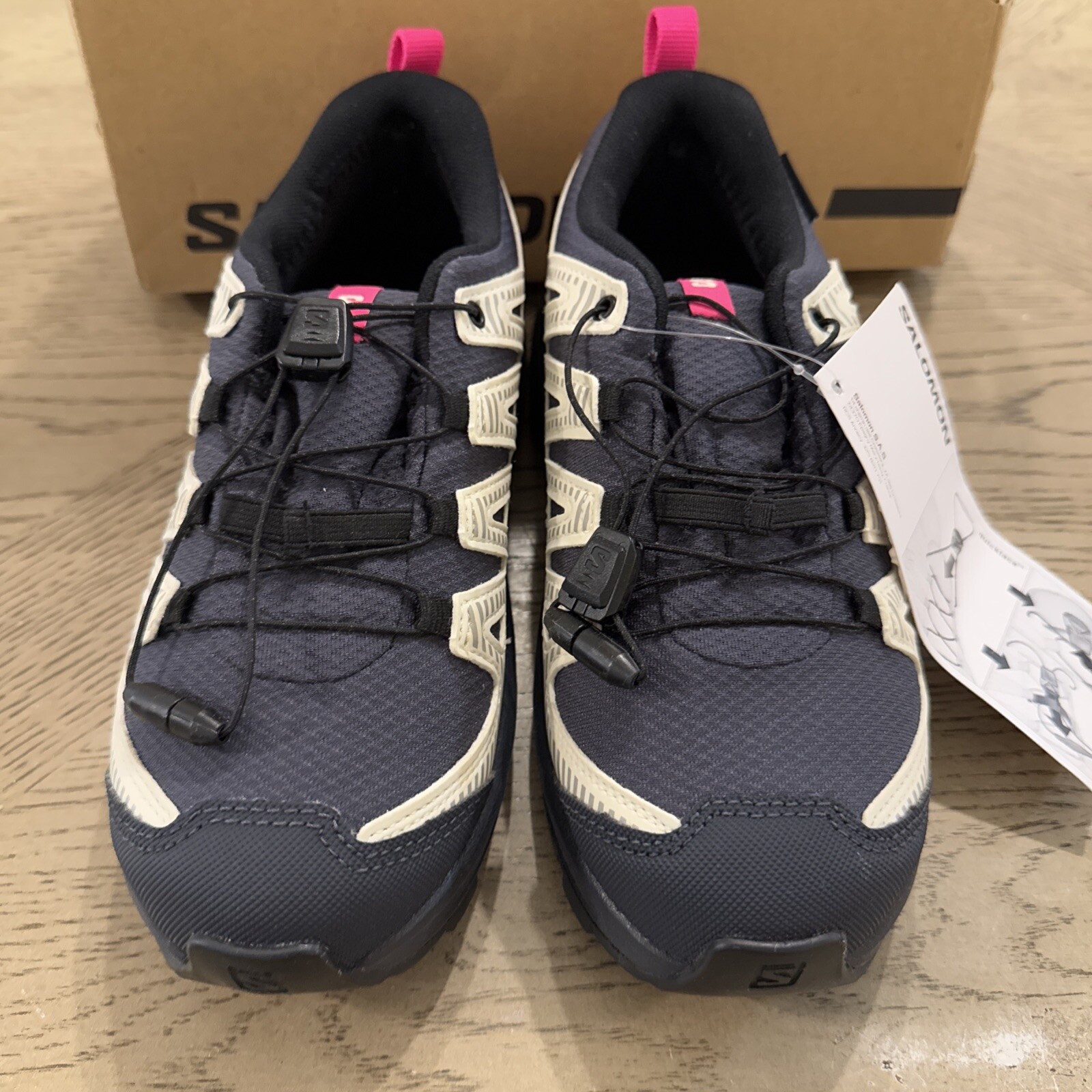 Scarpe da trail running Salomon XA Pro V8 impermeabili taglia 2 India rosa inchiostro Glo