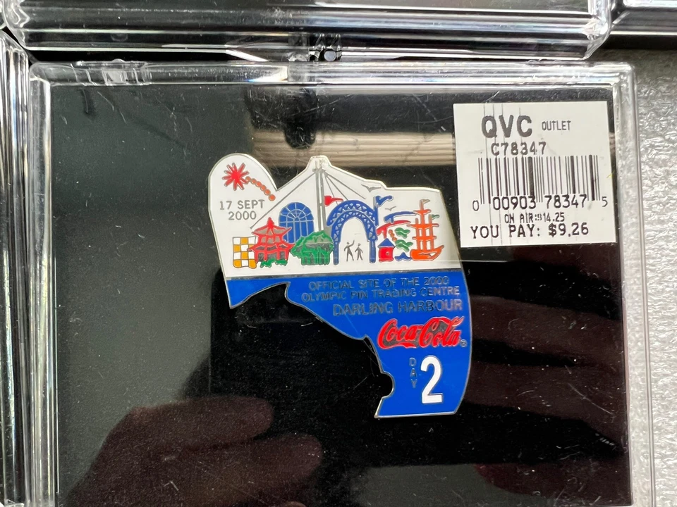 16 Sydney 2000 Olympic Coca Cola Pin Of The Day Set In Box Missing 15 & Opening - Image 3 of 4