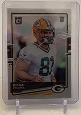 2020 Donruss Optic Holo Prizm Rookie RC Card #142 Josiah Deguara Packers