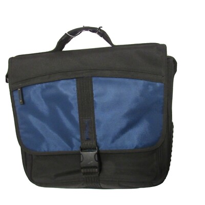 Targus Laptop Computer Case Bag w/Padded Straps, Blue/Black, Sturdy 