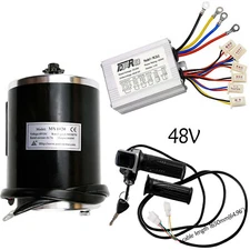 48V 1000W Brush Motor +Controller +LCD Throttle Electric Bicycle Scooter Razor