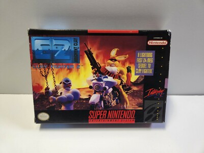 C2: Judgment Clay (Super Nintendo, 1994) SNES Complete with Registration Card