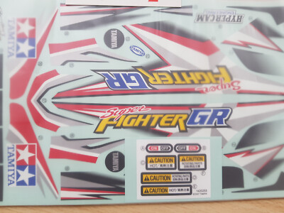 TAMIYA Aufkleber Satz ''Super Fighter GR'' Original und noch in Folie verpackt