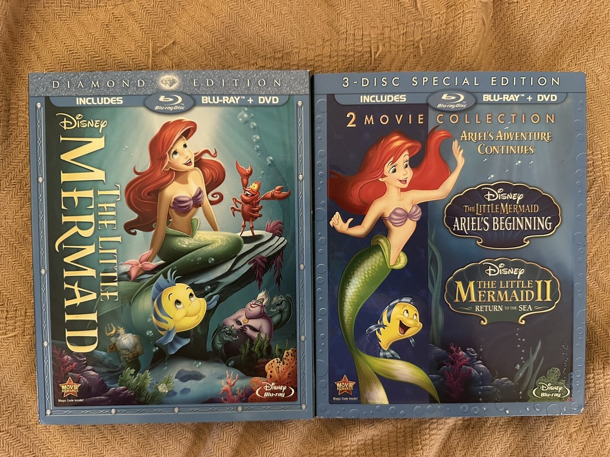 Disney - リトル・マーメイド トリロジー DVD Blu-ray BLU-R