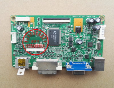 1pc used  HP  LA2405wg HSTND-2681-W 48.7A401.01B / L8103-1B   #w2403  wx