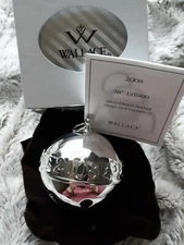 NEW 2008 WALLACE SILVER PLATE SLEIGH BELL
