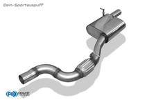 FOX Edelstahl Vorschalldämpfer Audi A3 8V Limousine 2.0 TFSI quattro