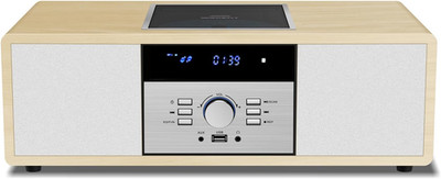 Bluetooth Stereo System for Home with CD Player, Vintage Wooden Hi-Fi Music Syst