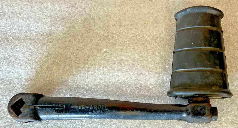 Manivela de arranque Harley Davidson Panhead original usada negra 33068-54 (U700 Foto 3 de 4