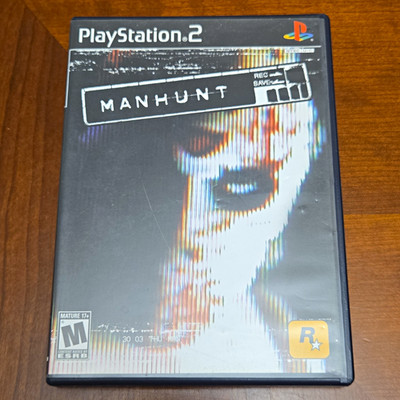 Rockstar Games Manhunt Sony PlayStation 2 PS2 2003 NTSC-U/C Complete w/ Manual