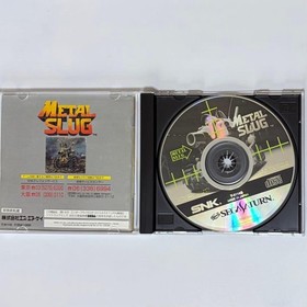 METAL SLUG Sega Saturn SS T-3114G SNK 1997 w/ Box RAM Cartridge Tested Used