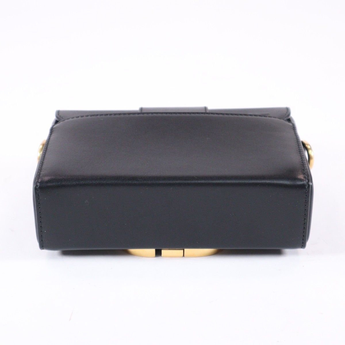 Christian Dior 30 Montaigne Black Calfskin Leather Box Bag View 6