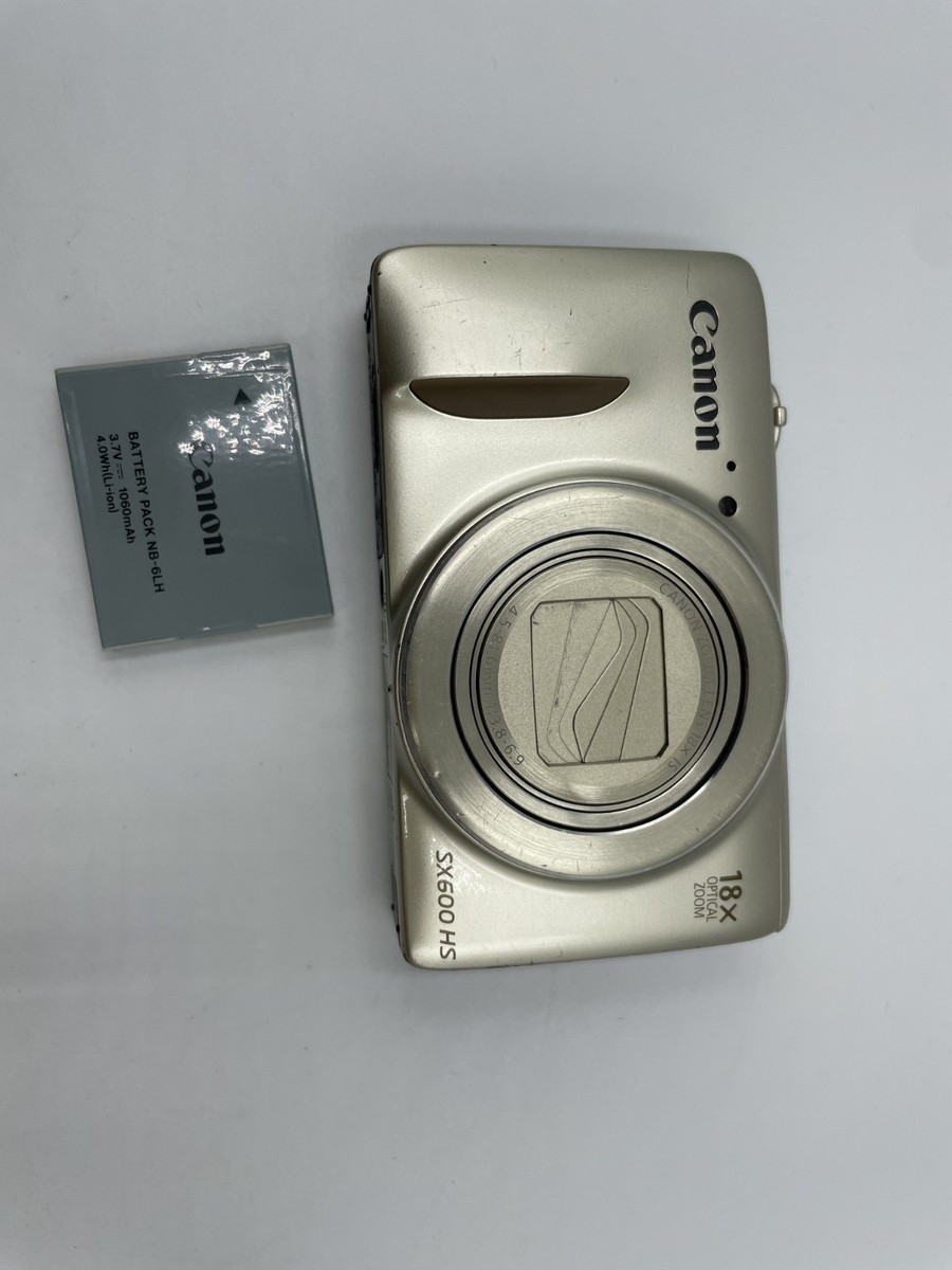 Canon PowerShot SX600 HS 16.0MP Digital Camera - White for