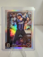 2025 Topps Series 1 Jace Jung Rainbow Foil #80 RC
