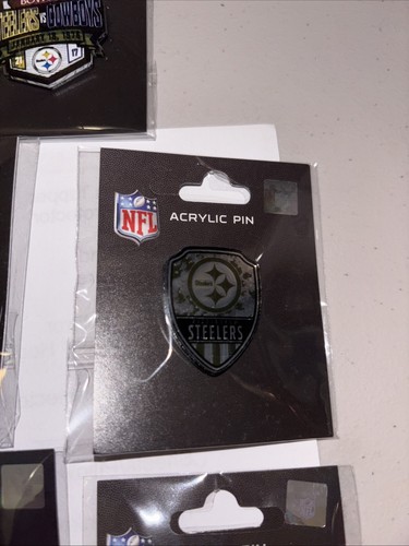 Pittsburgh Steelers 2024 Complete Super Bowl Pin Set of 10 w/ Display & NEW - Picture 4 of 11