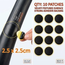 Glueless Bicycle Cycling Bike Tire Tyre Tube Puncture Patches Repair Kit