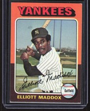 1975 Topps - Elliott Maddox #113 New York Yankees