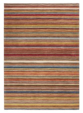 John Lewis & Partners Russet Multistripe Wool Rug 120 x 60cm - Multi (Used)