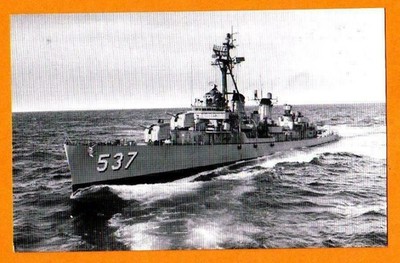 Destroyer USS THE SULLIVANS DD-537 Navy Ship Postcard