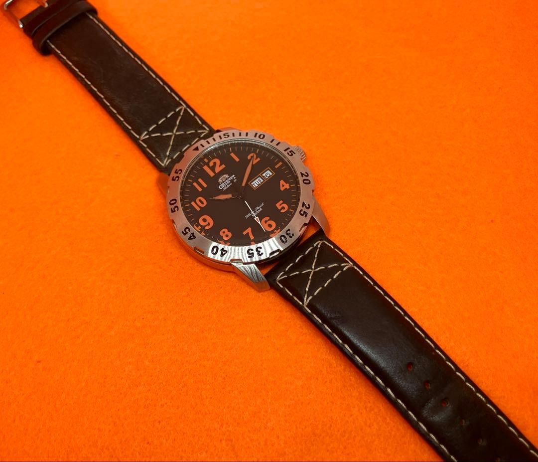 Diver Type ORIENT Automatic Watch Black 43mm Work… - image 2