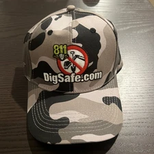 811 Dig Safe Adjustable Strap Back Hat Camo