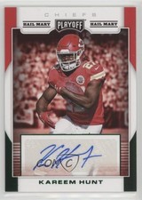 2017 Panini Playoff RPS Auto Hail Mary Kareem Hunt #RPS-KH Auto 0c3