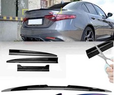 Rear Trunk Spoiler Wing Lip For Alfa Romeo Giulia Sedan 2015-2024 Glossy Black