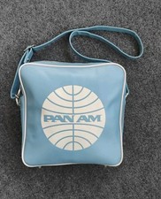 Vintage Pan Am Innovator Flight PVC Bag in Signature Light Blue