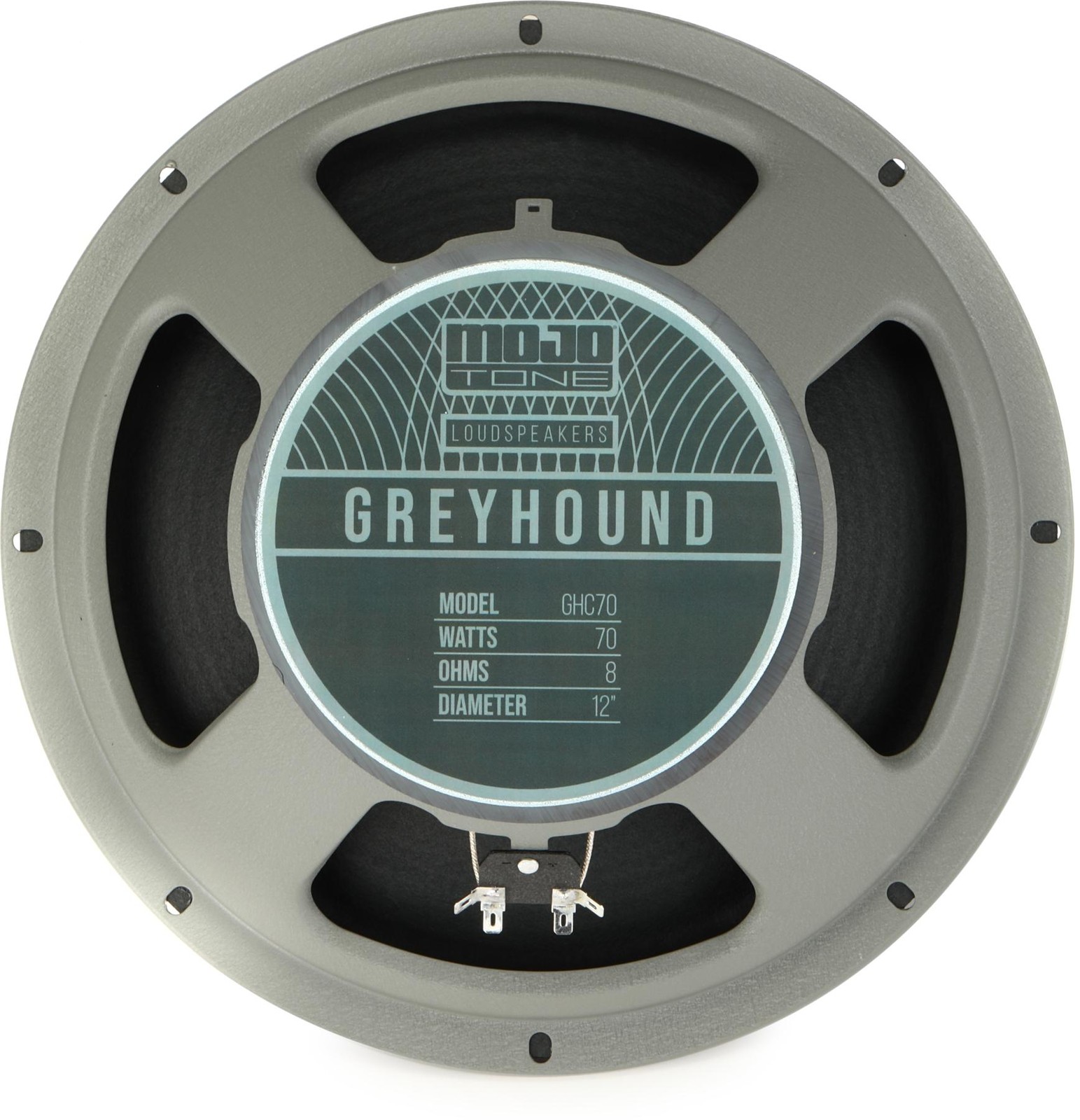 12-дюймовый 70-ваттный 8-омный гитарный динамик Mojotone Greyhound 22690₽