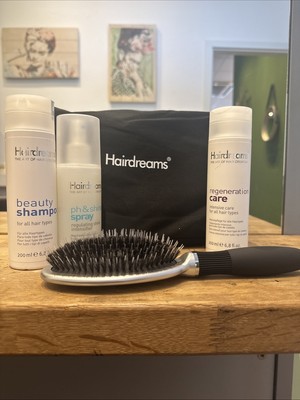 Hairdreams Home Care Set, Beauty Shampoo, Ph Spray, Regeneration Care & Bürste