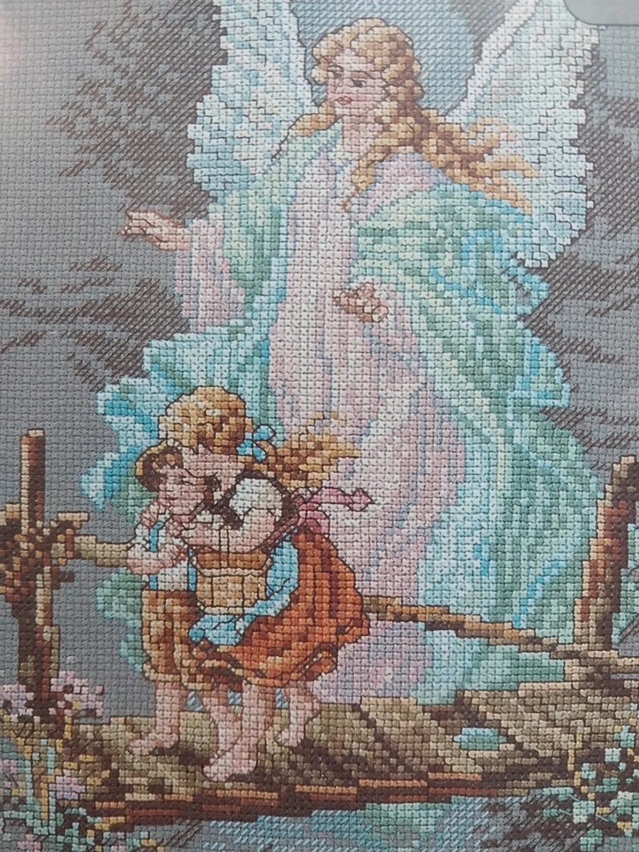 guardian angel cross stitch products for sale | eBay