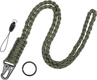 Paracord SchlüSselband Mit Karabiner Lanyard & SchlüSselanhäNger Band FüR MäNner
