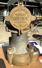 Vintage Trident Neptune Gas Pump Gasoline Meter Man Cave Steampunk Garage Decor