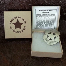 Marshall Matt Dillion (Gunsmoke) Replica Badge