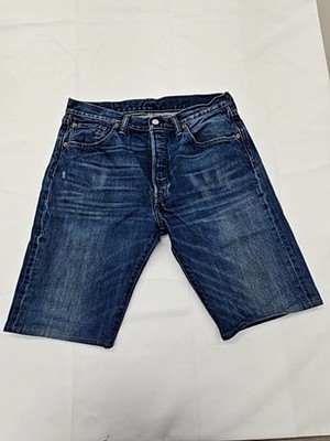 Levi's 501 Herren Medium Wash Jeansshorts 34 x 30 gerade