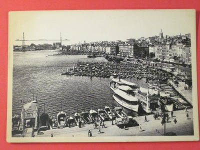 OLD  Postcard - Marseille - Le Vieux Port et le Pont Transbordeur / Print n Nice