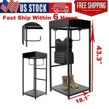 3 Hook Police Gear Rack ,Police Armor Stand,Tactical Duty Police Gift Decor