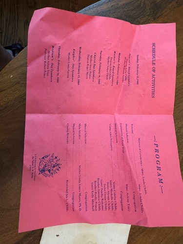 1980s UHSC Spiritualism Lot - Hurley Meditations, Feast Docs, Detroit OH S01 - Picture 9 of 17