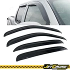 Fits 07-14 Chevy Silverado GMC Sierra Crew Cab Window Visors Rain Sun Guard 4PCS