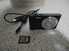 Sony Cybe Shot DSC W810 20.1 MP Compact Camera  Black 1gb memory card included
