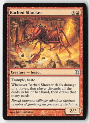 MTG - Barbed Shocker #144 - Regular - TSP Time Spiral