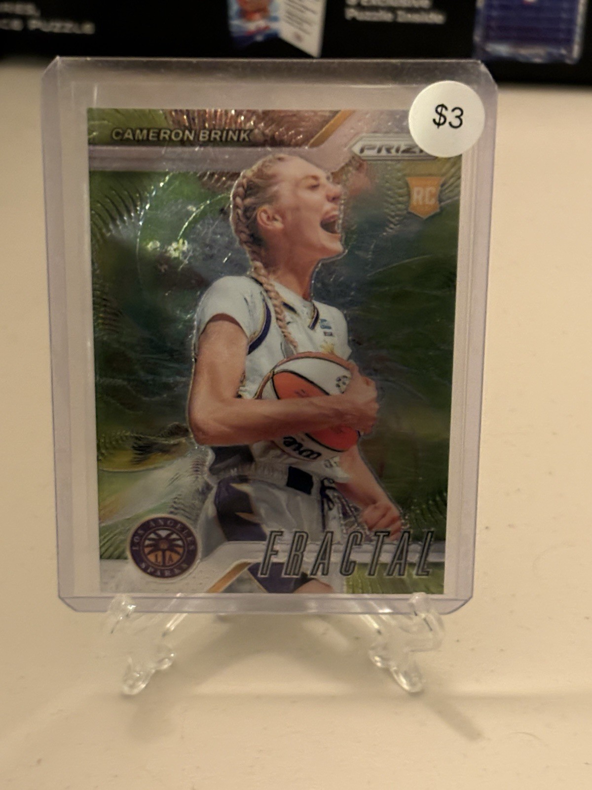 2024 Panini Prizm WNBA CAMERON BRINK Rookie RC Fractal #5