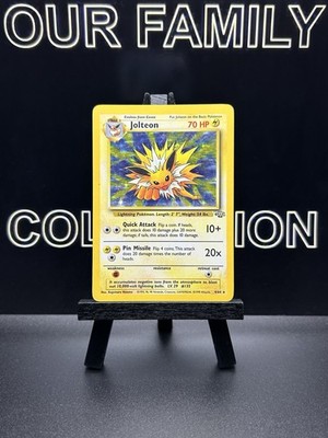 Jolteon 4/64 Jungle Unlimited - Holo Rare - WOTC - Pokemon Vintage