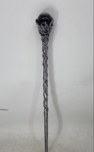 Merlin The Wizard Sorcerer Twisted Vines Staff 35" With Black Orb Handle